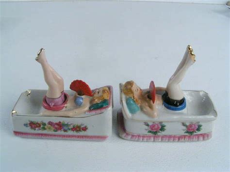 lady legs ashtray|antique risque ashtray.